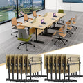 Conference Table, 55.1''Folding Conference Room Table by Unknown