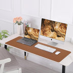Leather Desk pad Protector, Large Desk mat - Image 8