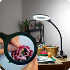 Brightech LightView Pro Flex 2 in 1 Magnifying Desk Lamp, 1.75x Light Magnifier - Image 2