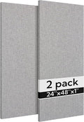 Olanglab Acoustic Panels 2 Pack, Fabric Wrapped Sound Proof Foam Panels by Olanglab