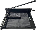 TEXALAN Heavy Duty Guillotine Paper Cutter Black 400 Sheets Stack Paper Trimmer - Image 3