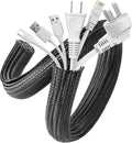 AGPTEK Cable Sleeve Cover, 2 Pack 5ft by AGPTEK