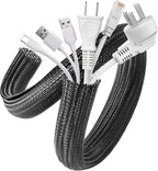 AGPTEK Cable Sleeve Cover, 2 Pack 5ft by AGPTEK