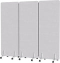 MORDEER 70.8" W x 63" H Freestanding Partition Room Dividers, Acoustic Panels by MORDEER
