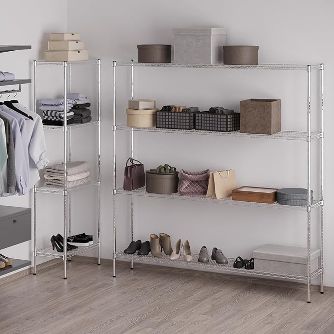 Regal Altair 14" Deep x 72" Wide x 74" Height Wire Shelving Kit | 4-Tier | NSF - Image 5