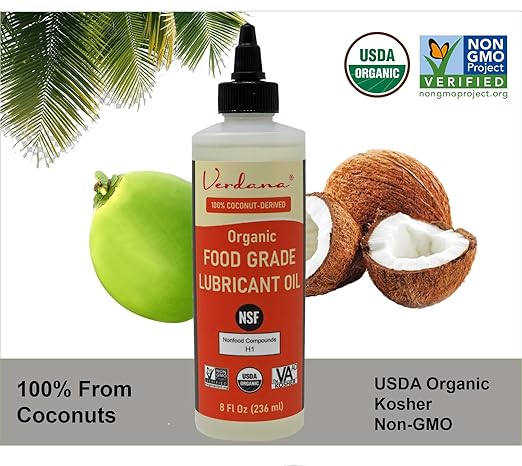 Verdana Food Grade Lubricant Oil – Organic, NSF H1, Non-GMO – Petroleum-Free - Image 2