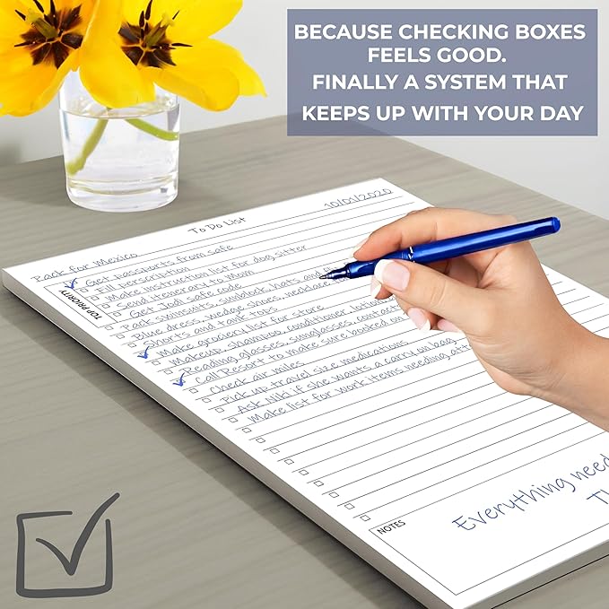 TO DO List Planner Notepad, 60 Page Planning Pad. Undated ToDo Checklist - Image 5