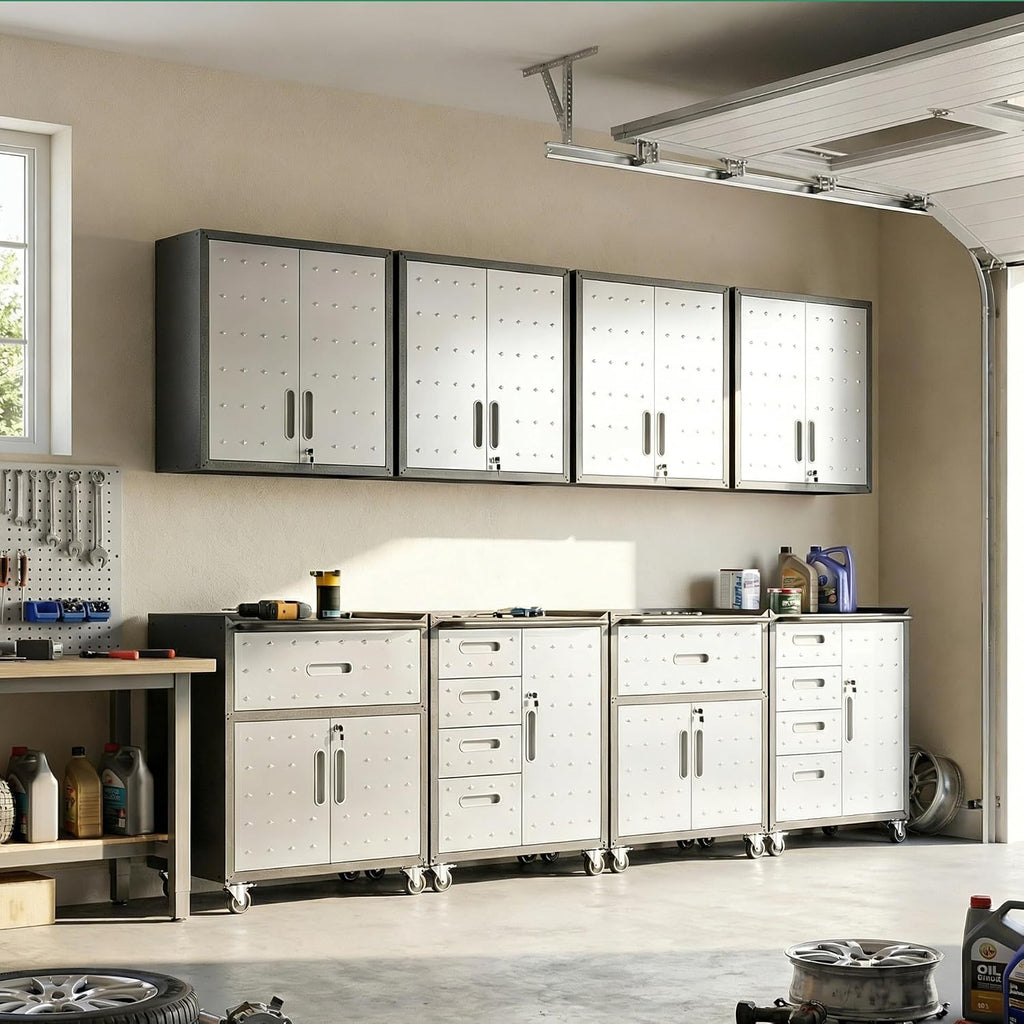 garage cabinet system | heavy duty steel all-in-one, main product view