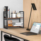 ART-GIFTREE Office Desk Shelf Organizer, Wood Desktop Bookshelf Supplies - Image 5