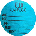 birth annoucement, Baby Room Sign, boys birth announcement, Newborn Gift by Unknown