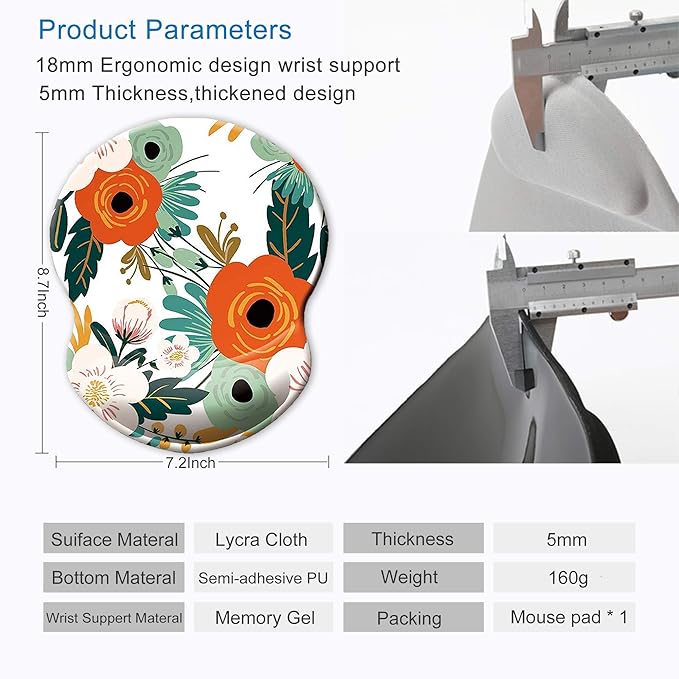 ITNRSIIET Ergonomic Mouse Pad - Image 4