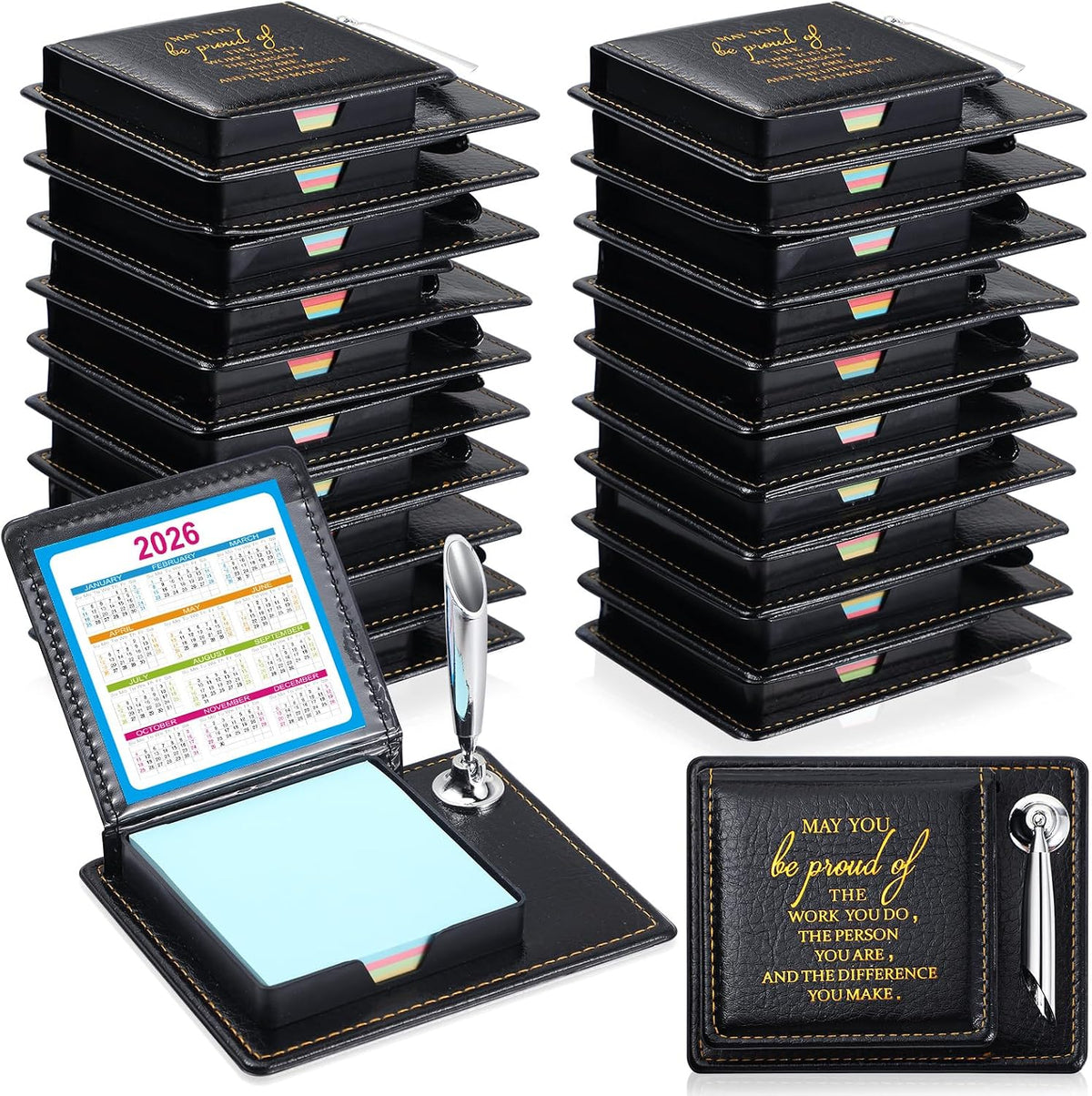 Tenceur 20 Pcs Employee Gifts Bulk, Appreciation Sticky Note Holder