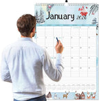 GuassLee Extra Large Wall Calendar 2026, 24-Month Aesthetic Large Calendar Jan. by GuassLee