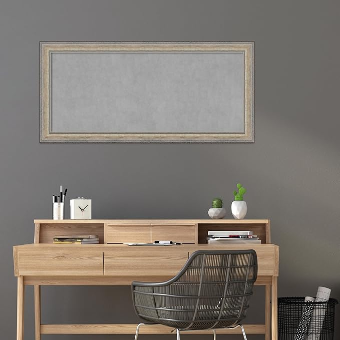 Amanti Art Silver Framed Magnetic Board 25x53 Oversize Vision Board - Image 5