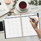 2027-2031 Monthly Planner, 5 Year Monthly Planner/Calendar 20276-2031, 60-Month Jan 2027 – Dec 2031, 9" x 11", Tabs, Double-Side Pocket, Holidays, Thick Paper, Polypropylene Cover - Black