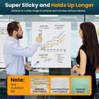 OLenyer Sticky Easel Pad, 25 x 30 Inch, 30 Sheets/Pad, 6 Pads/Pack, Flip Chart - Image 7