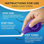 BIC Wite-Out Brand EZ Correct Correction Tape, 19.8 Feet, 4-Count Pack of White - Image 2