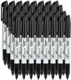 Buecs Permanent Markers, Fine Point, Waterproof & Smear Proof Markers, Quick by Buecs