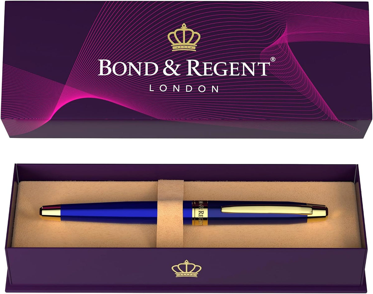 Bond & Regent 24 Karat Gold Luxury Rollerball Pen - Fancy Executive Profe...