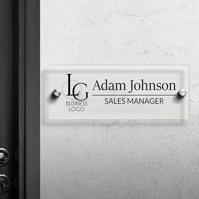 Custom Name Plates for Doors Personalized Wall Name Signs Office Workspace by CustomYourMemories