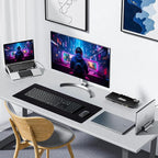 ALOANES Black Waterproof Desk Mat, - Image 2