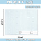 1 Pack 50 Sheets 8.5" x 11" Isometric Graph Paper Pad Landscape - Image 2