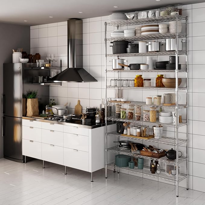 Regal Altair 14" Deep x 48" Wide x 96" Height Wire Shelving Kit | 10-Tier | NSF - Image 6