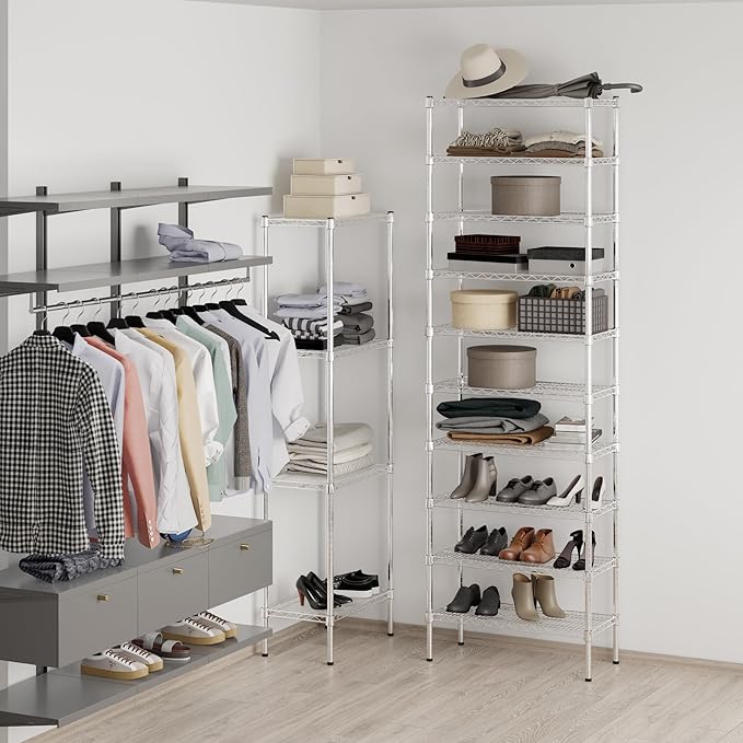 Regal Altair 14" Deep x 30" Wide x 96" Height Wire Shelving Kit | 10-Tier | NSF - Image 5