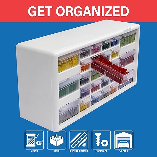 Akro-Mils 26-Drawer Plastic Drawer Storage Cabinet - Image 3