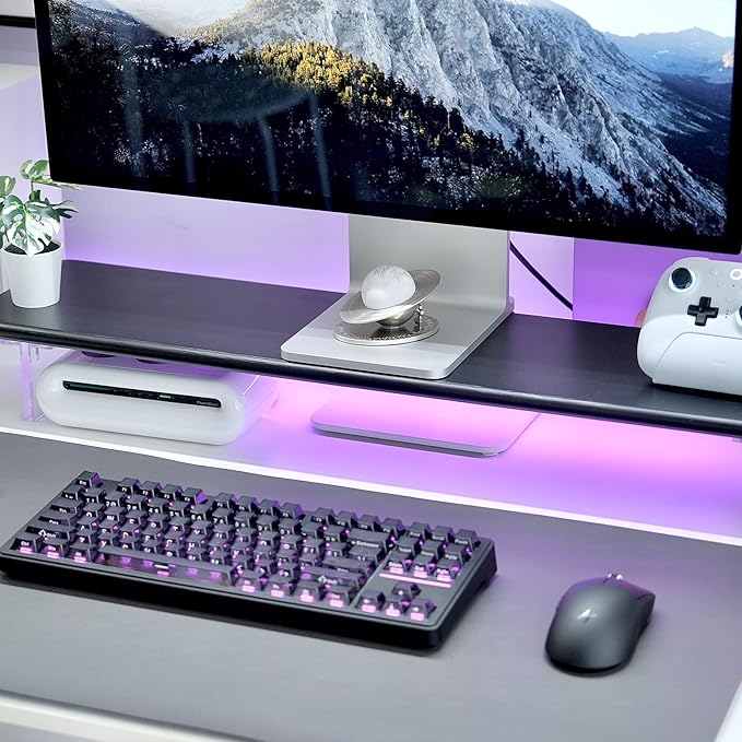 ROCDEER Bamboo Monitor Stand Riser