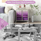 LDAILY 12 Drawer Rolling Storage Cart, Craft Cart Organizer on Wheels - Image 6