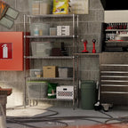 Regal Altair 14" Deep x 42" Wide x 74" Height Wire Shelving Kit | 5-Tier | NSF - Image 2