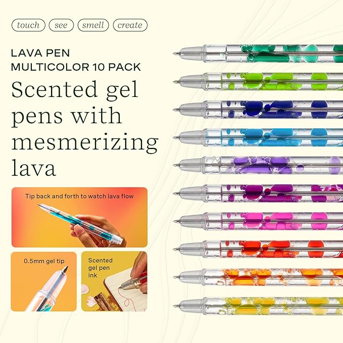 Lifelines Scented Lava Gel Pen Set - Image 2