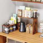 Vfelf Kitchen Countertop Organizer, Spice Rack Cabinet Organizer Shelf - Image 5