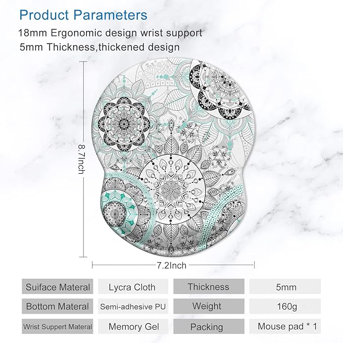 ITNRSIIET Ergonomic Mouse Pad - Image 5