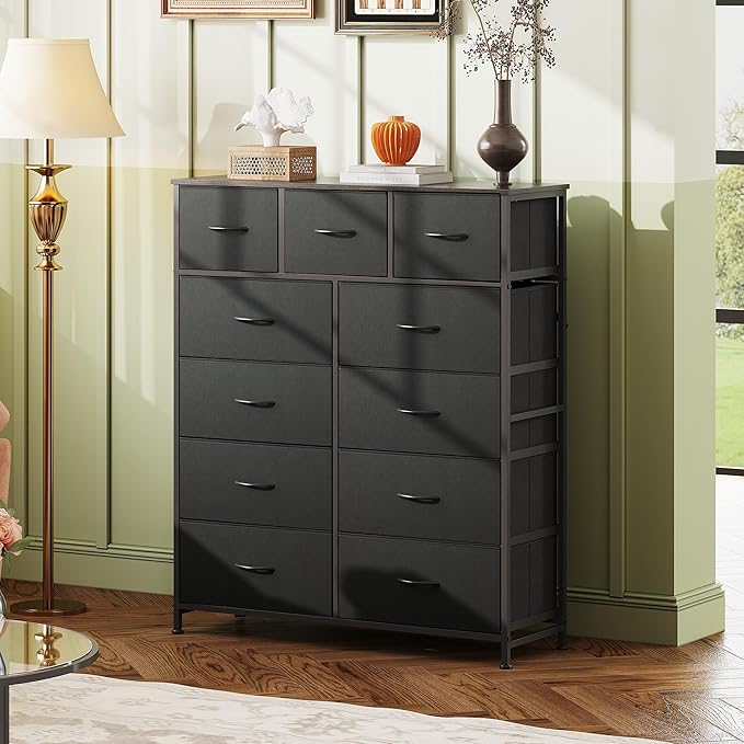 WLIVE Tall Dresser for Bedroom, Fabric Dressers Storage Tower, Dresser & Chest - Image 4