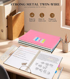 Dotted Notebook, Spiral Notebook Journal 8.5” x 11”, A4 Large Dot Grid Notebooks - Image 6