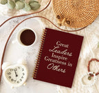 OXW Red Meeting Notebooks for Work, Leadership Gifts Office Work Notebook - Image 3