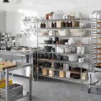 Regal Altair 21" Deep x 60" Wide x 74" Height Wire Shelving Kit | 8-Tier | NSF - Image 2