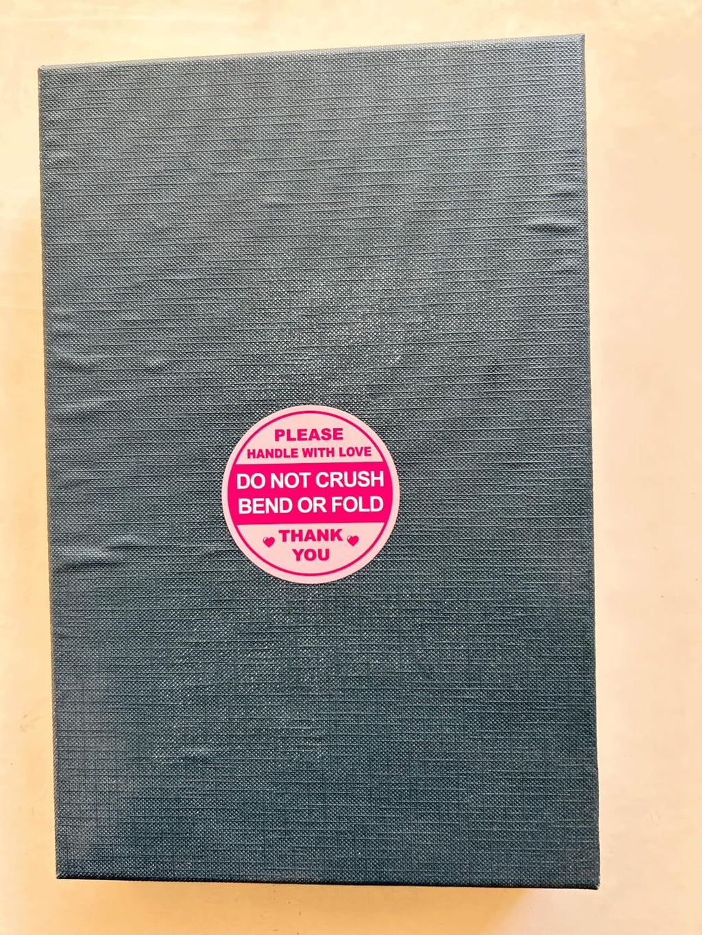 2inch 300pcs Pink Do Not Crush Bend or Fold Shipping Sticker for Envelops