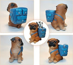 Photour Cute Dog Pen Holder for Desk ，Pen Pencil Cup Creative Desktop Pen - Image 4