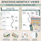 bloom daily planners 2026 Hardcover Calendar Year Goal & Vision Planner - Image 2