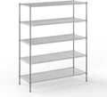 Regal Altair 24" Deep x 60" Wide x 74" Height Wire Shelving Kit | 5-Tier | NSF