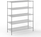 Regal Altair 24" Deep x 60" Wide x 74" Height Wire Shelving Kit | 5-Tier | NSF by Regal+Altair