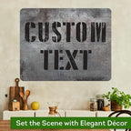 Custom Sign, Custom Street Sign, 11 Font Colors, 13 Font Styles, 4 Hole Options - Image 4