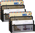 Marbrasse Mail Organizer for Desk, 3-Slot Mesh Metal Mail Holder countertop by Marbrasse