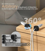 9 Pack Spring Cord Organizer Cable Clips, 2025 Latest Nearockle Phone Charging - Image 4