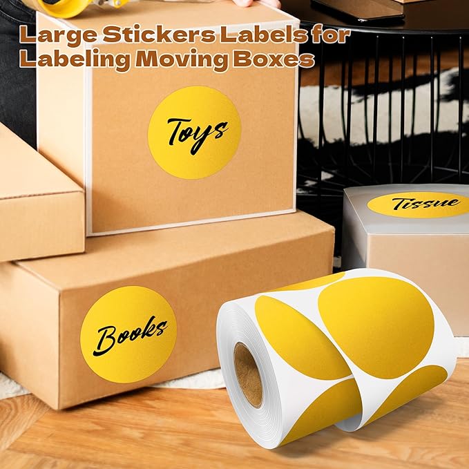 3 Inch Round Color Coding Labels - Image 5