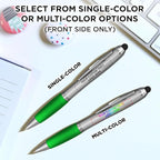 DISCOUNT PROMOS Custom Stylus Ballpoint Pens Set of 10, Personalized Bulk Pack - Image 6