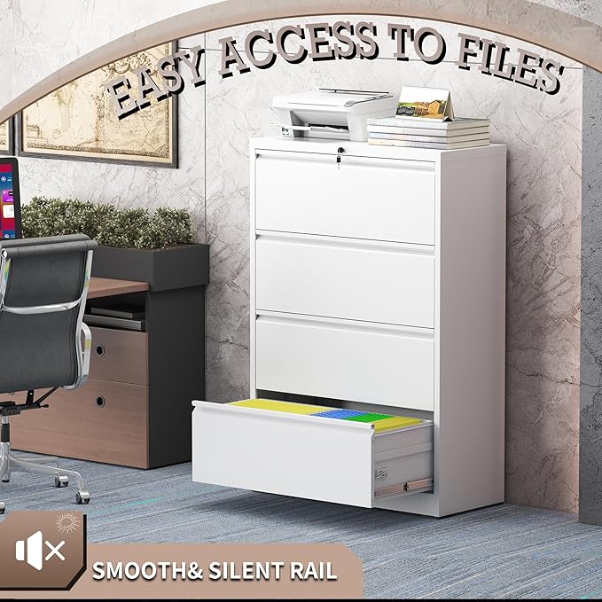 mysteeldepot 4 Drawer Lateral File Cabinet - Image 6